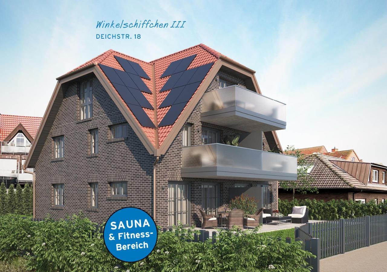 Winkelschiffchen III Mit Sauna Йюст Экстерьер фото